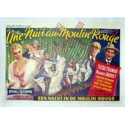 Une nuit au moulin rouge 40x55