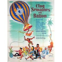 Cinq semaines en ballon 120x160