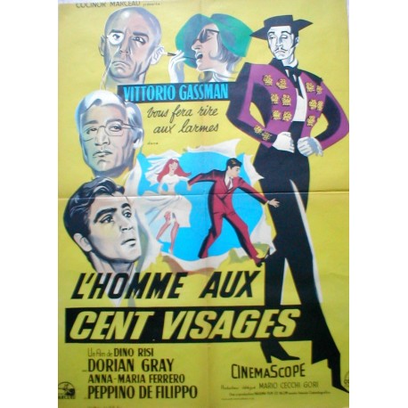 Homme aux cent visages (l').60x80
