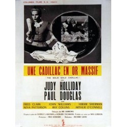 Une cadillac en or massif 50x65