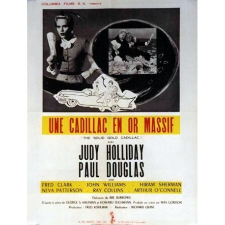 Une cadillac en or massif 50x65