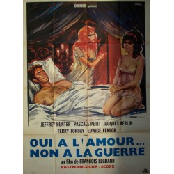 Oui a lamour non a la guerre 120x160