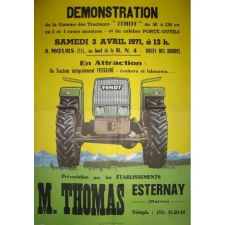 Tracteur FENDT.60x85