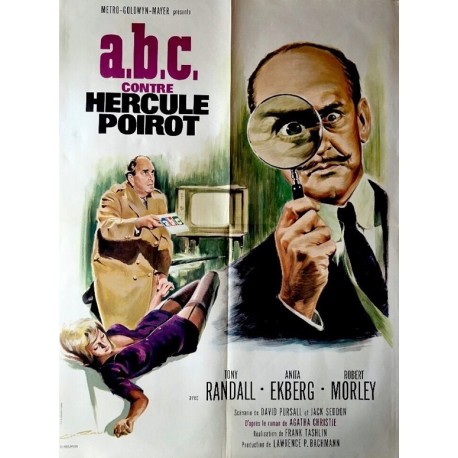 A.B.C contre Hercule Poirot.60x80