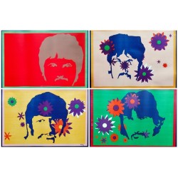 Beatles.74,5x51.lot 4 affiches