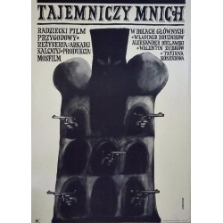 Tajemniczy mnich un moine mystérieux.58x82