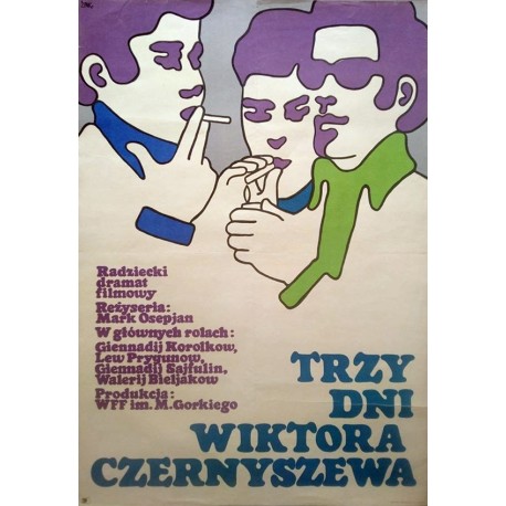 Trzy dni wiktora czernyszewa.3 jours de liste noire.59x84