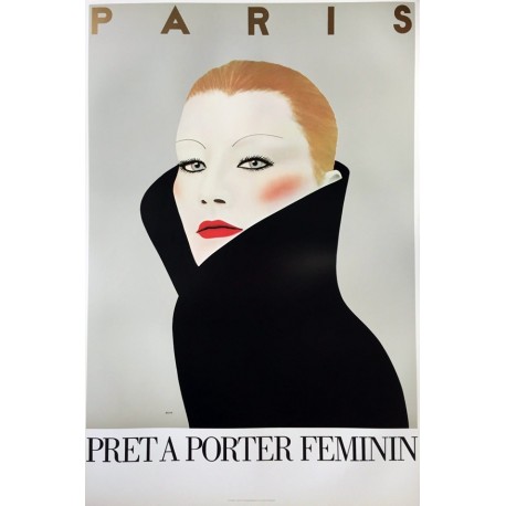Paris prêt à porter féminin mode.60x90