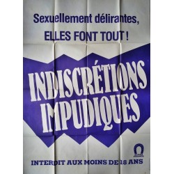 Indiscrétions impudiques.120x160