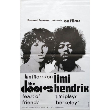 Jim Morrison The Doors Jimi Hendrix.37x58