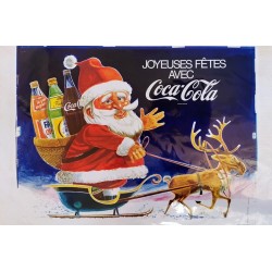 Joyeuses fêtes avec Coca Cola.120x80