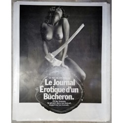 Journal érotique d'un bûcheron (Le) plaque d'imprimerie.120x160