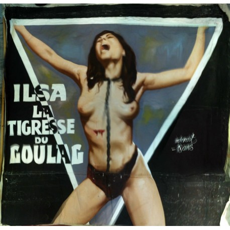 Ilsa la tigresse du goulag.280x310.toile bâche peinte