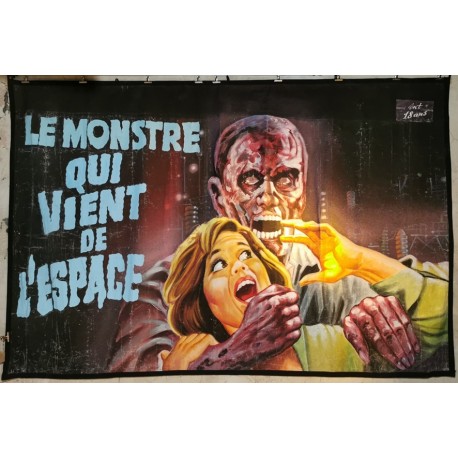 Monstre qui vient de l'espace (Le).200x300.toile bâche peinte