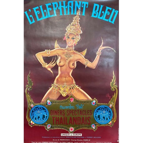 Elephant bleu (L') diners spectacles Thaïlandais