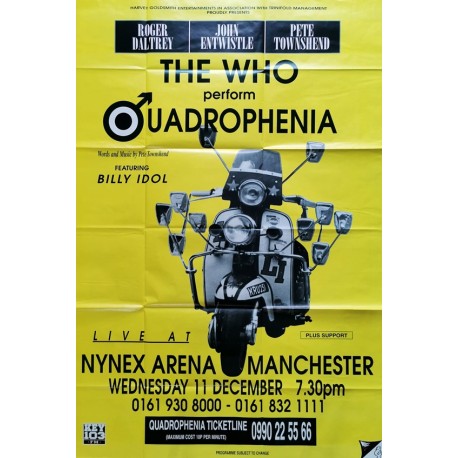 The Who quadrophenia Nynex arenan Manchester 120x160