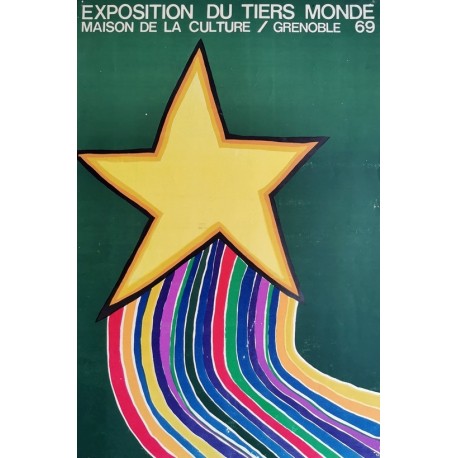 Exposition du tiers monde Grenoble 1969 40x60