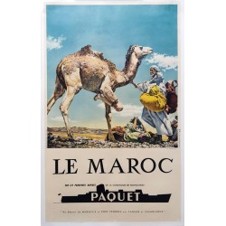 Maroc (Le) compagnie de navigation Paquet 61x98