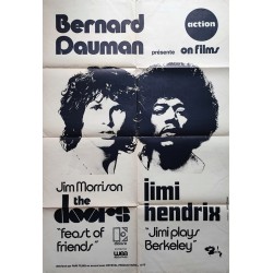 Jim Morrison the Doors Jimi Hendrix 84x122